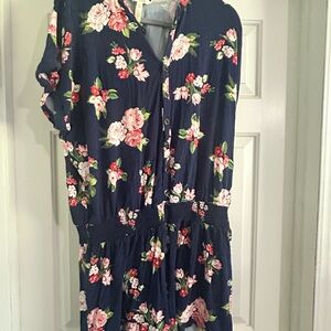 Matilda Jane navy floral romper